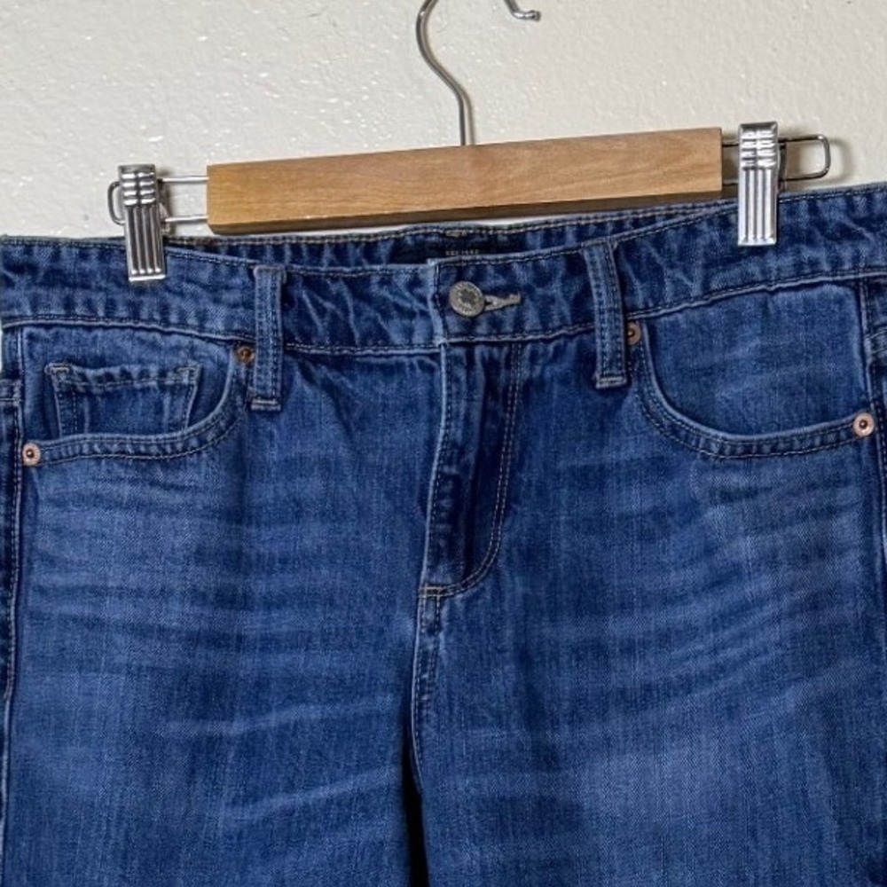 Lucky Brand Women Easy Rider Jeans 6 Long Blue Straight Leg Mid Rise Denim - Picture 2 of 11